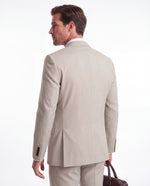 Kitcat Terrace Cream Plain Slim Fit Three Piece Suit - MrGuild