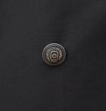 David Mews Black Plain Slim Fit Double Breasted Suit - MrGuild