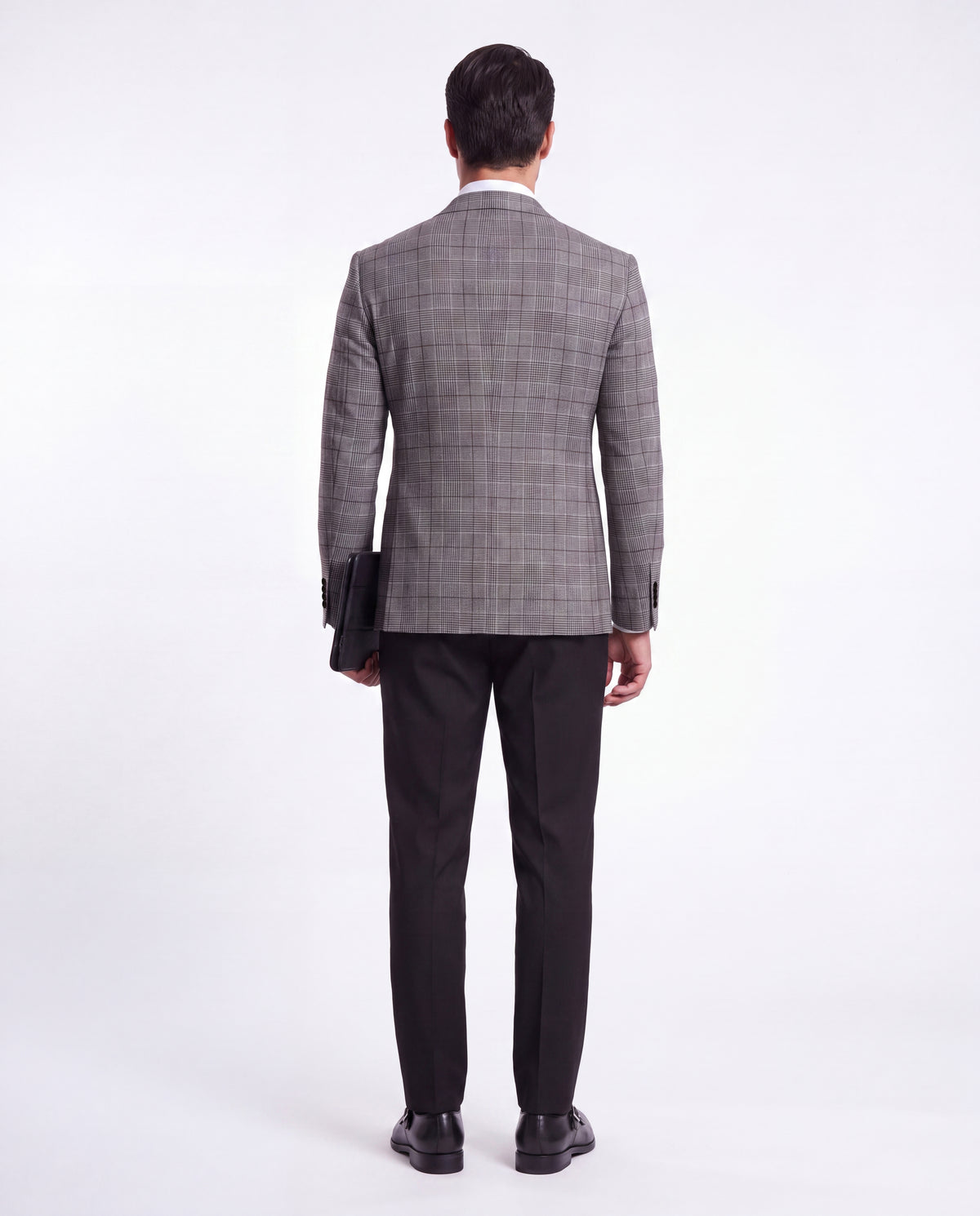 Overhill Road Grey Chequered Slim Fit Two Piece Suit - MrGuild