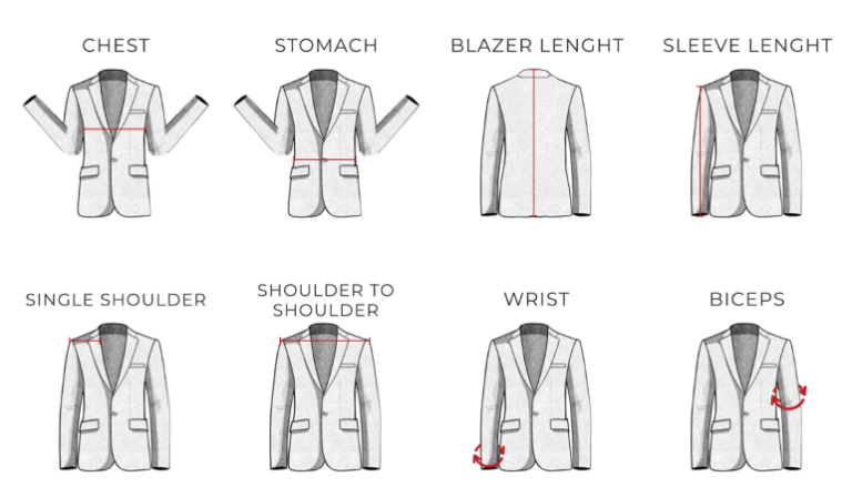 The Ultimate Guide To Men's Suit Size Charts: How To Get The Perfect ...